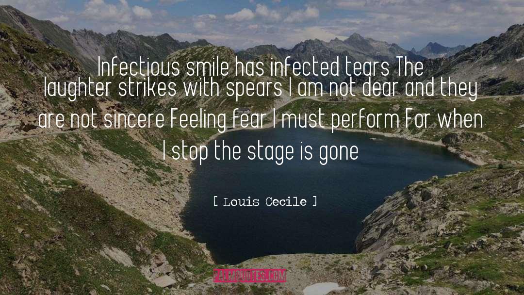 Acceptance quotes by Louis Cecile