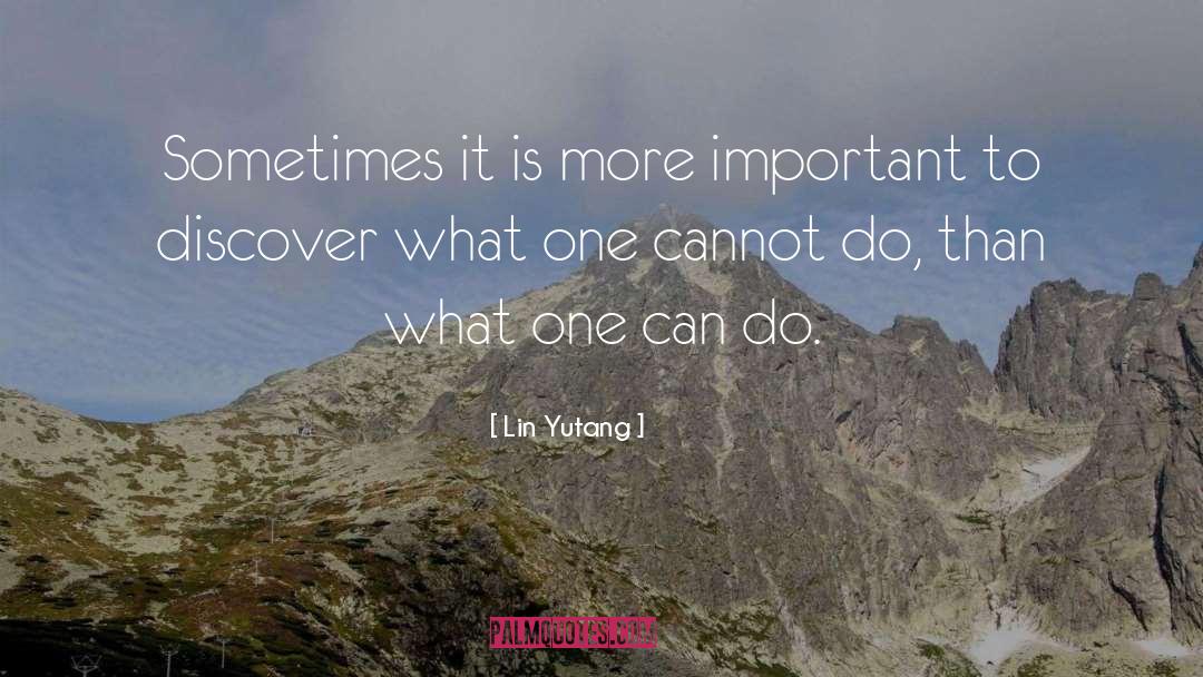 Acceptance quotes by Lin Yutang