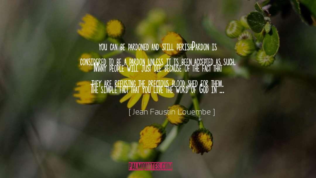 Accepted quotes by Jean Faustin Louembe