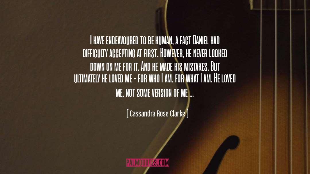 Accepting quotes by Cassandra Rose Clarke