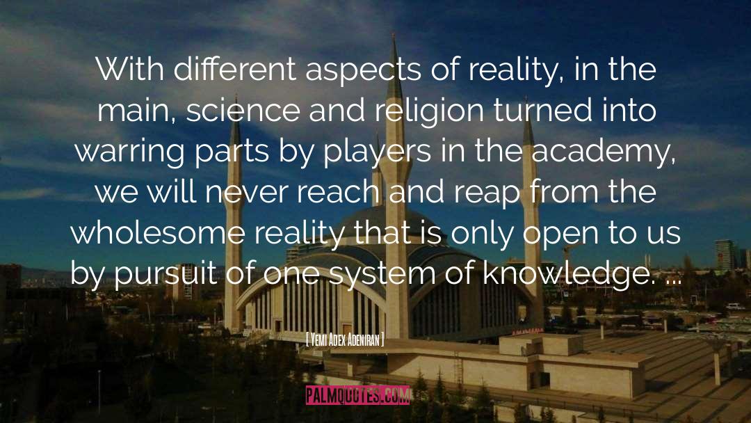 Accepting Reality quotes by Yemi Adex Adeniran