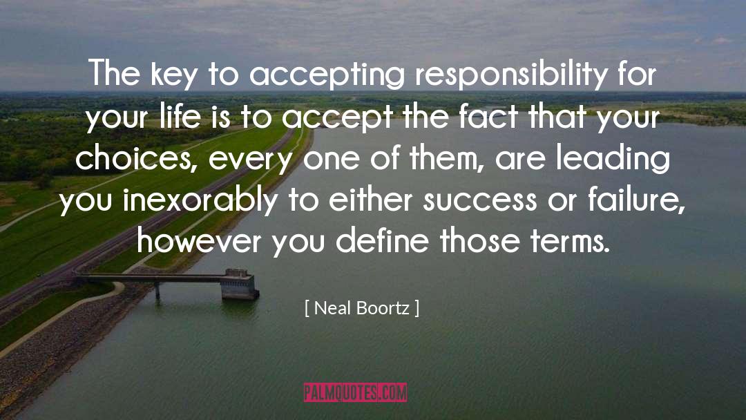 Accepting Responsibility quotes by Neal Boortz