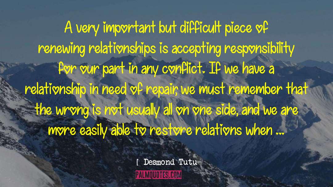 Accepting Responsibility quotes by Desmond Tutu