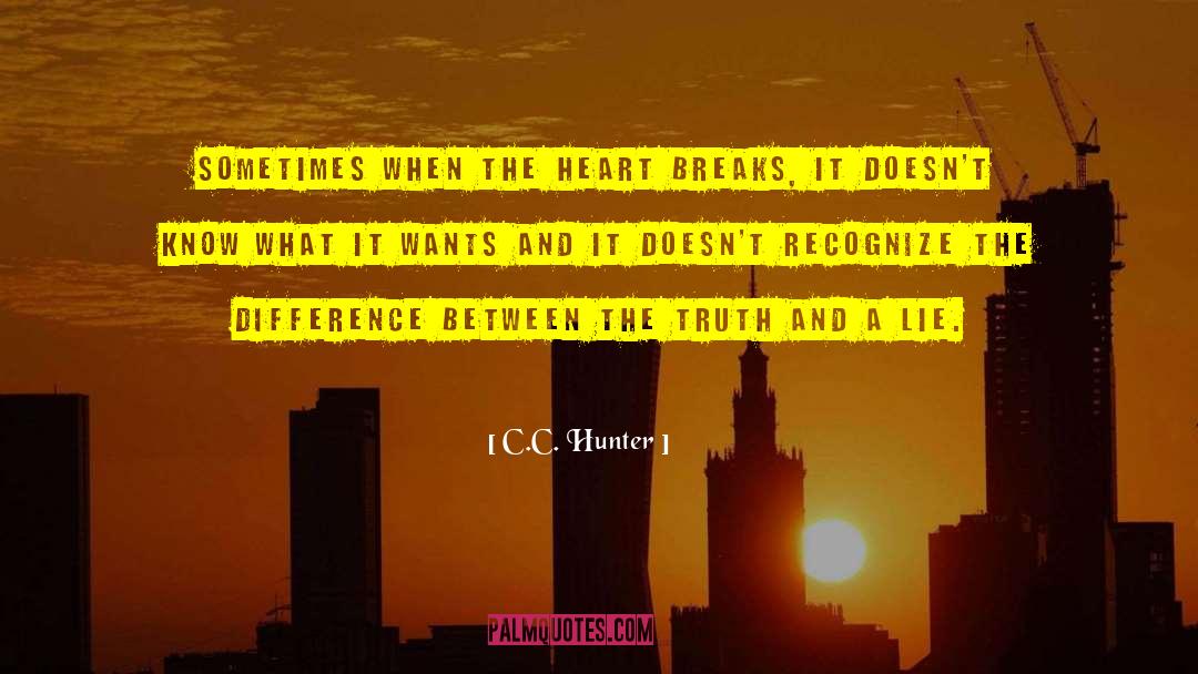 Accepting The Truth quotes by C.C. Hunter