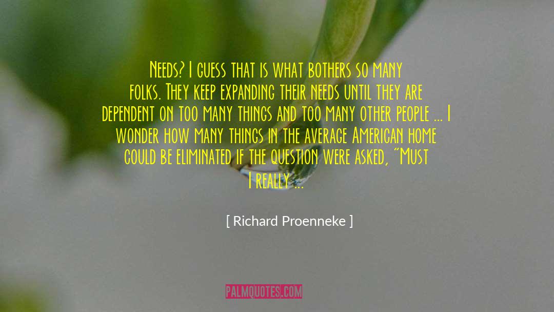 Accepting Things quotes by Richard Proenneke