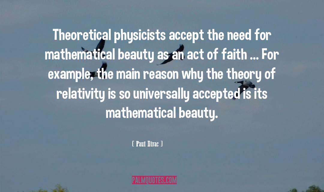 Accepting Yourself quotes by Paul Dirac