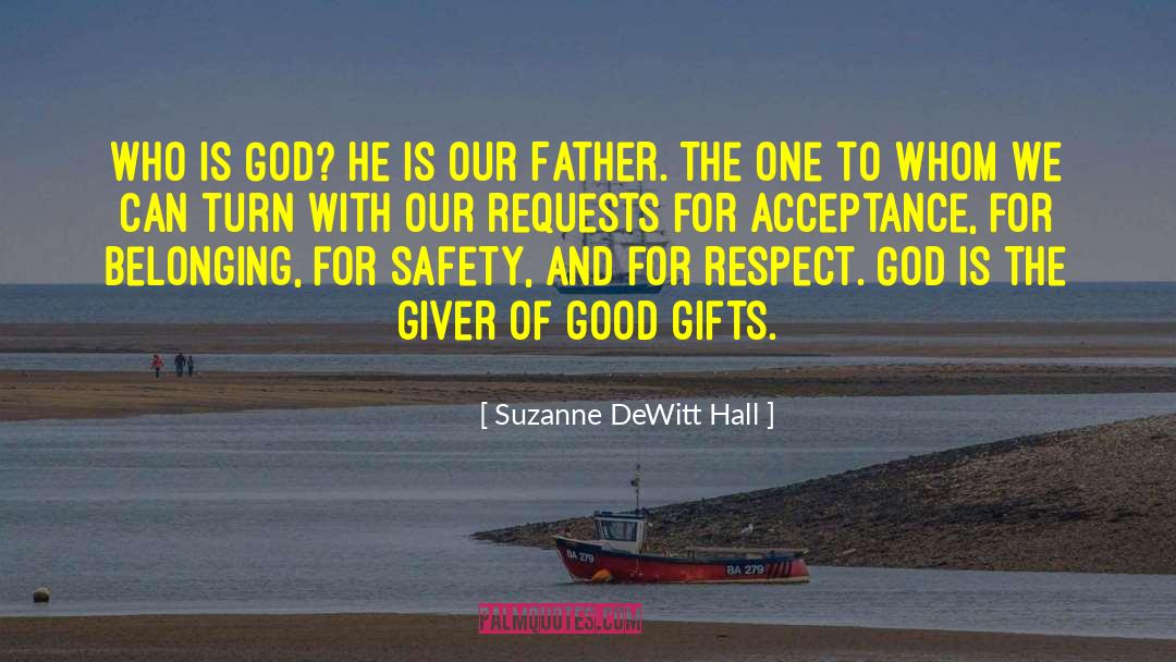 Acceptnace quotes by Suzanne DeWitt Hall