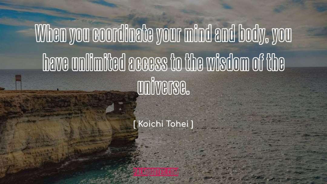 Access quotes by Koichi Tohei