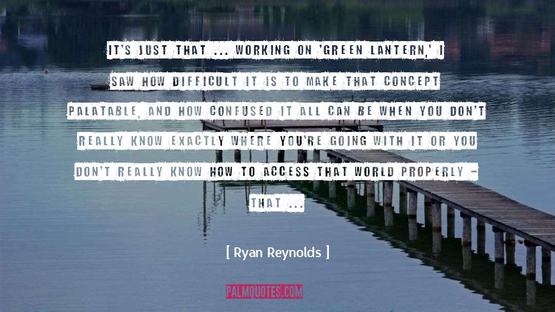 Access To Water quotes by Ryan Reynolds