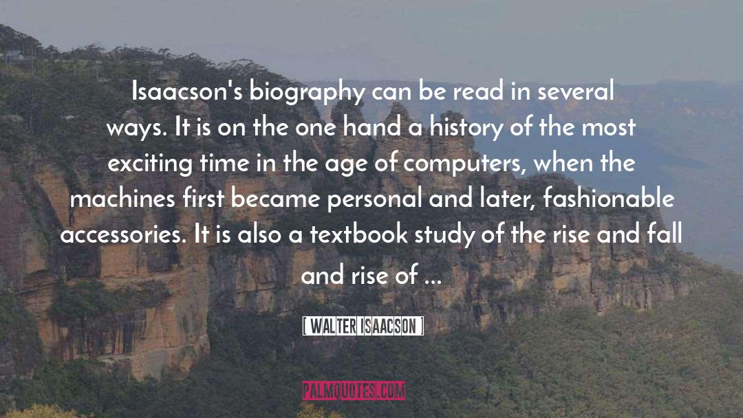 Accessories quotes by Walter Isaacson