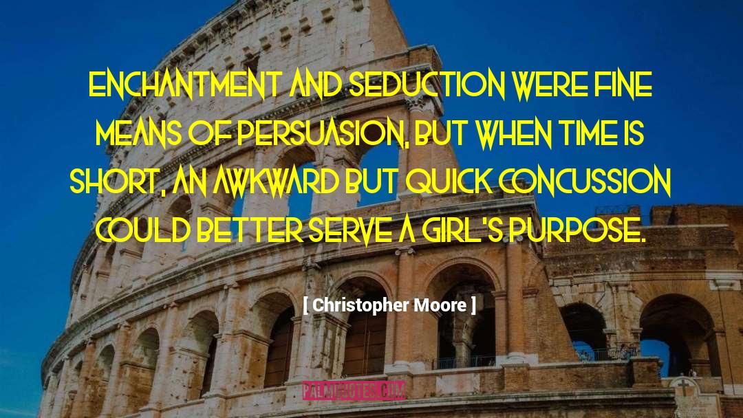 Acciari Concussion quotes by Christopher Moore