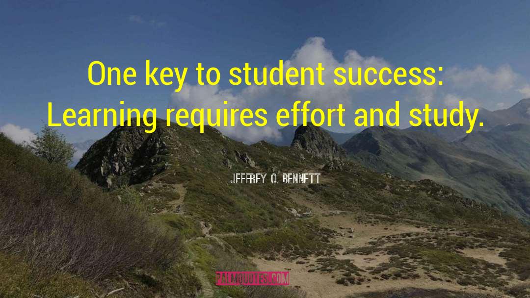 Accidence Learning quotes by Jeffrey O. Bennett