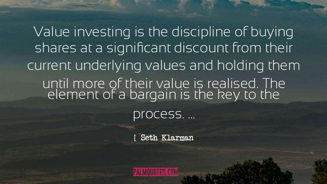 Acclimatization Process quotes by Seth Klarman
