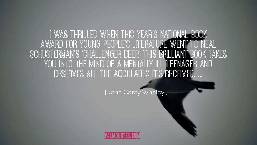 Accolades quotes by John Corey Whaley