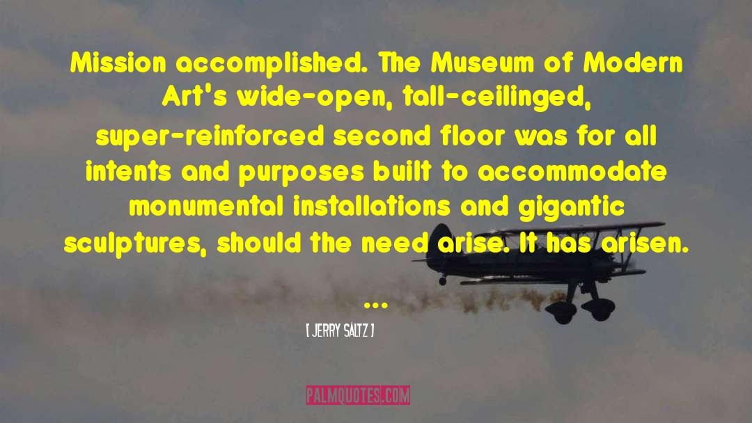 Accommodate quotes by Jerry Saltz