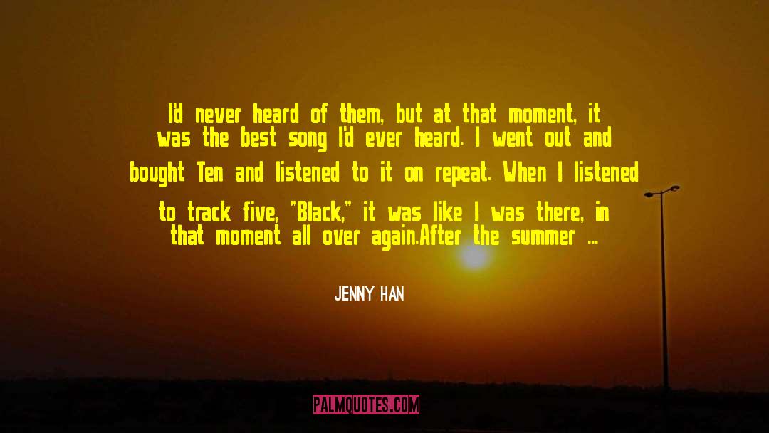 Accompany quotes by Jenny Han
