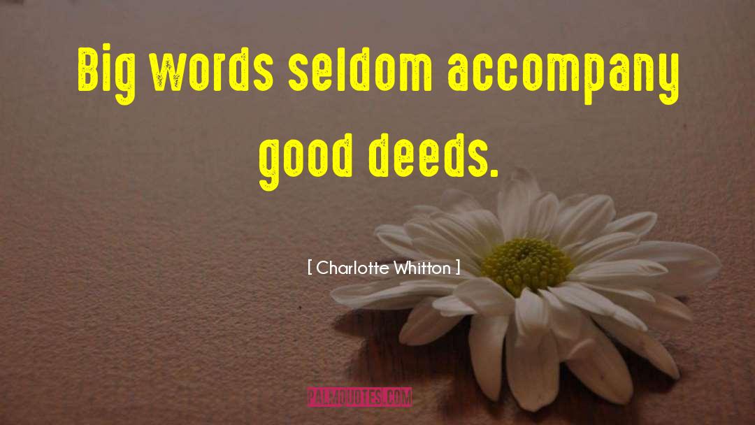 Accompany Us quotes by Charlotte Whitton