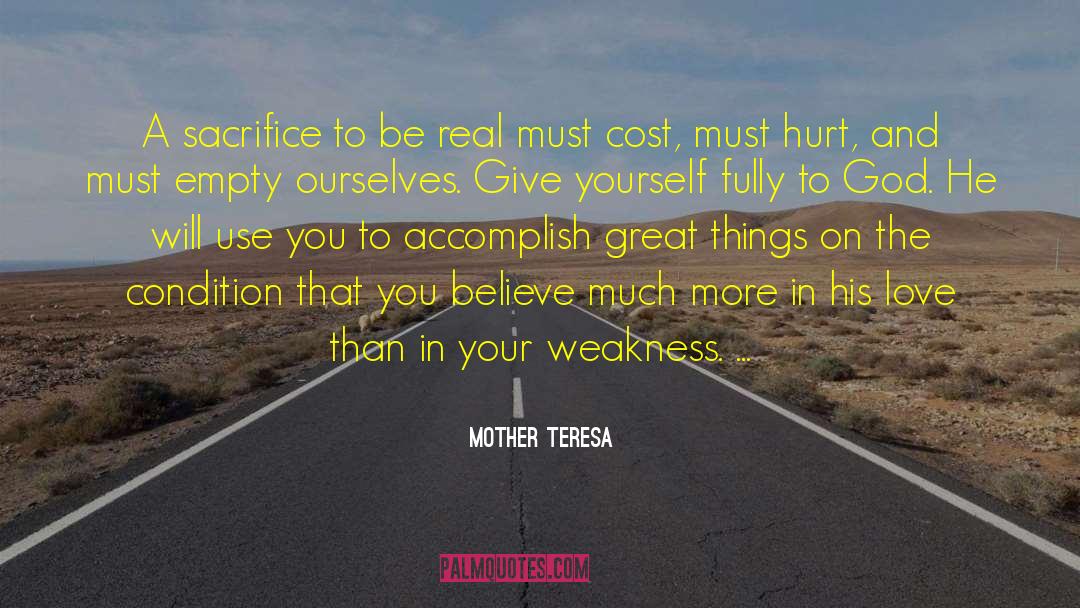 Accomplish Great Things quotes by Mother Teresa