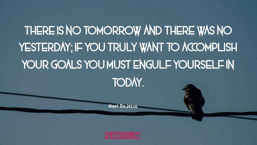Accomplish Your Goals quotes by Noel DeJesus