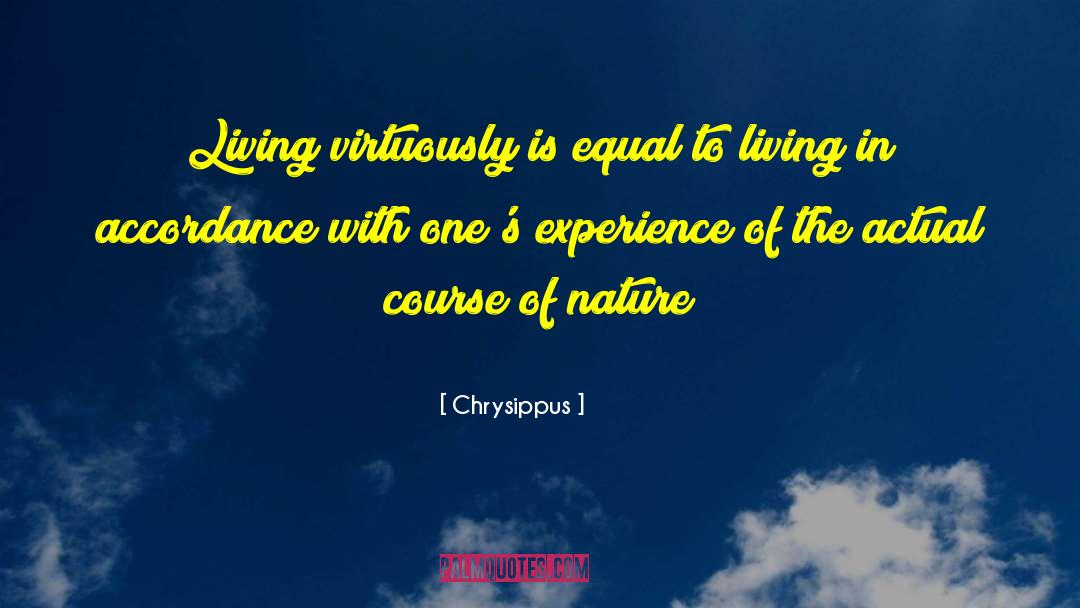 Accordance quotes by Chrysippus