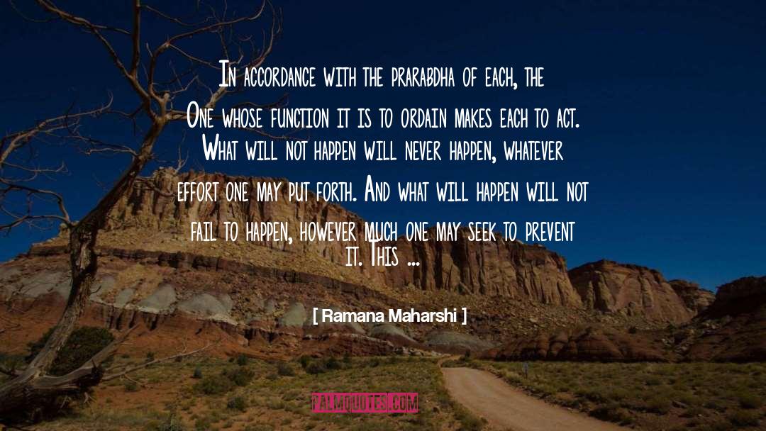 Accordance quotes by Ramana Maharshi