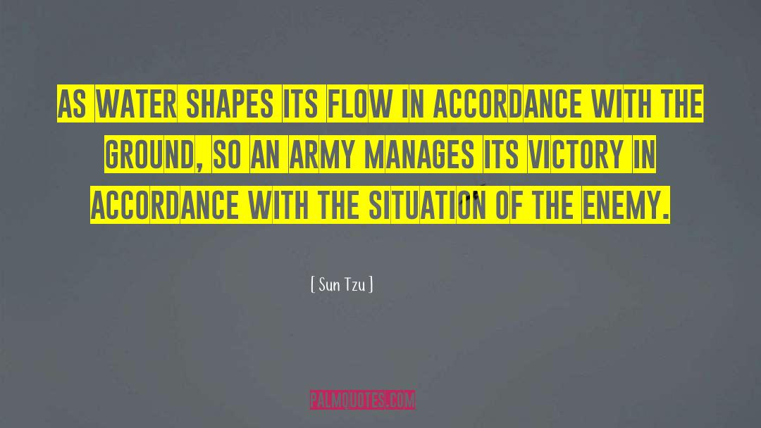 Accordance quotes by Sun Tzu