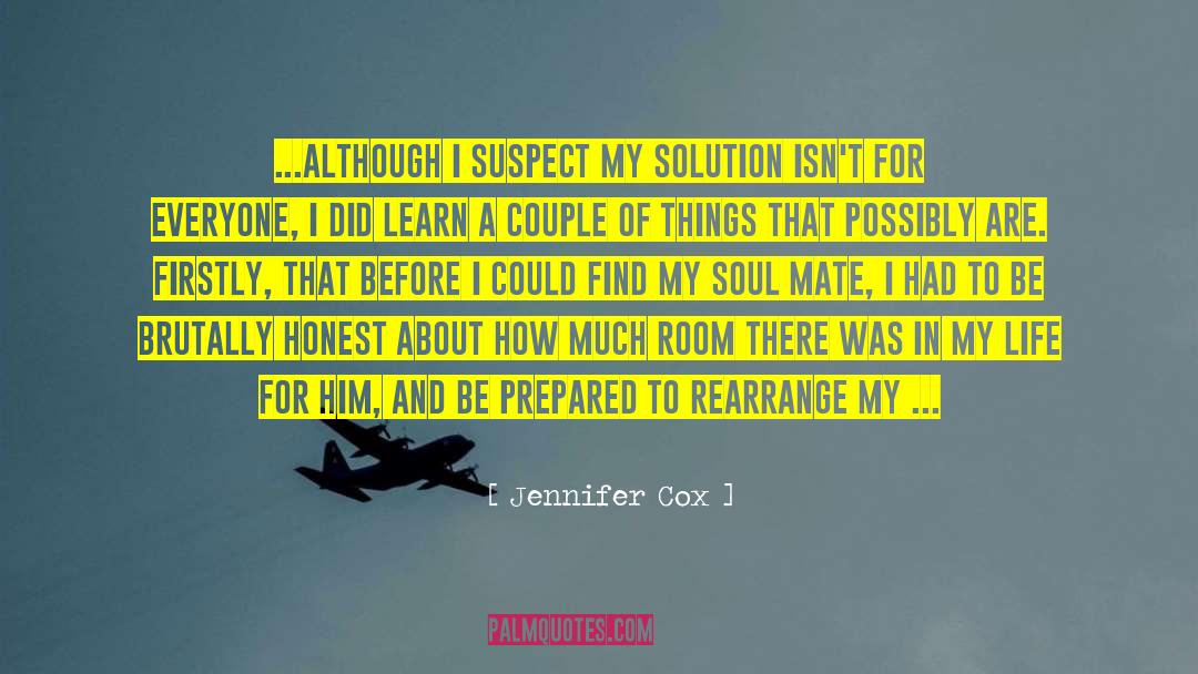 Accordingly quotes by Jennifer Cox