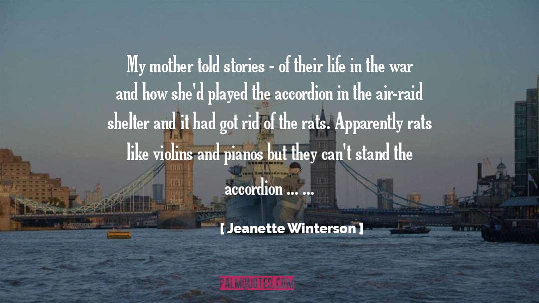 Accordions quotes by Jeanette Winterson