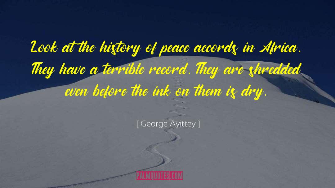 Accords quotes by George Ayittey