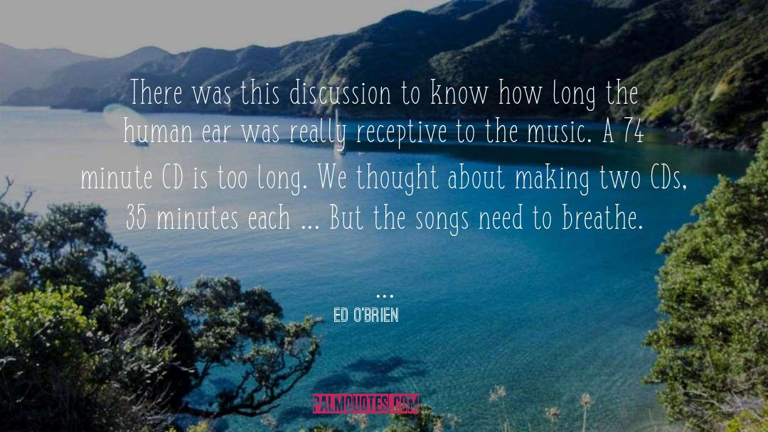 Accorsi Music Cd quotes by Ed O'Brien