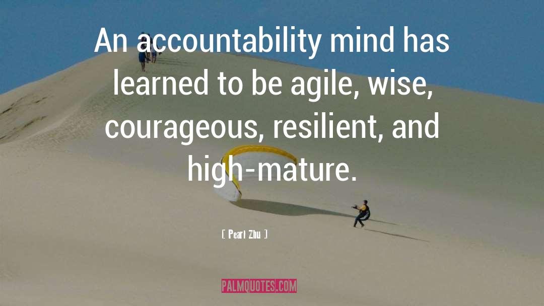 Accountability quotes by Pearl Zhu