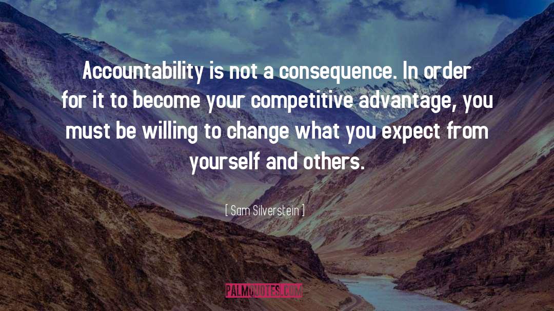 Accountability quotes by Sam Silverstein