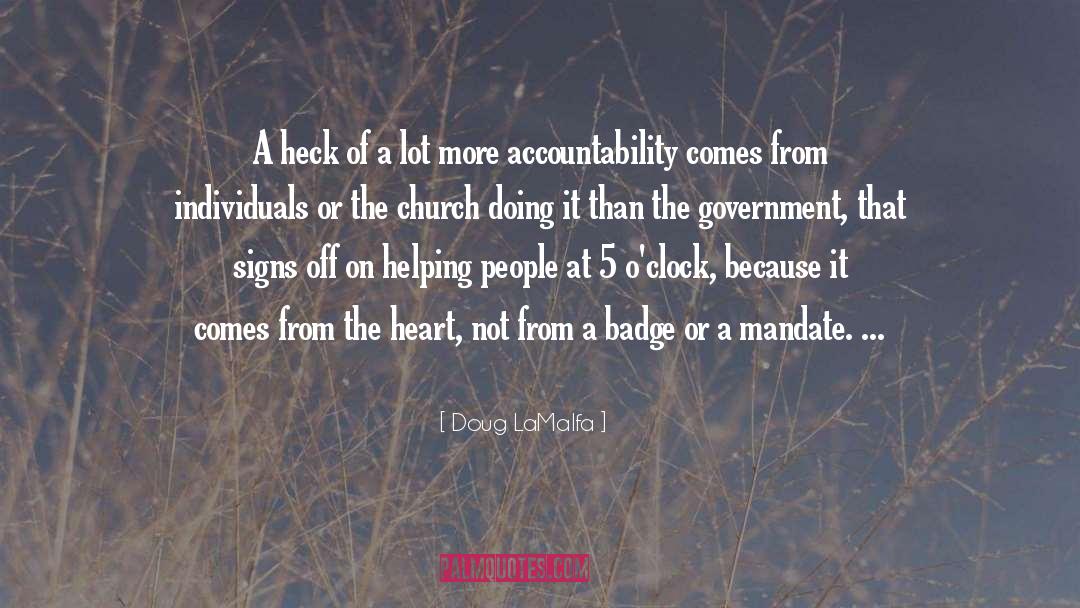 Accountability quotes by Doug LaMalfa