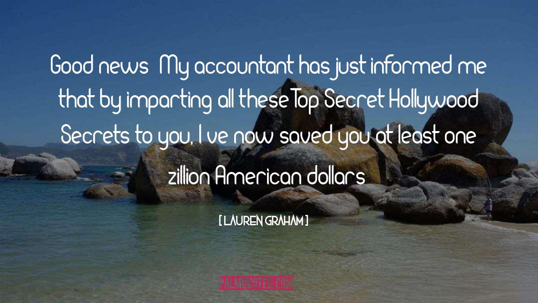 Accountant quotes by Lauren Graham