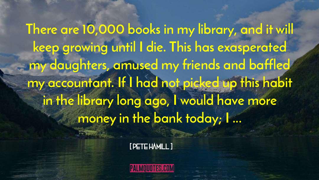 Accountant quotes by Pete Hamill