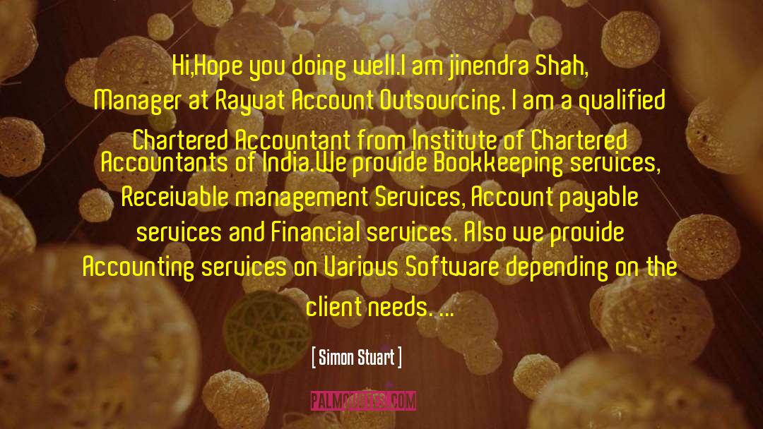 Accountants quotes by Simon Stuart