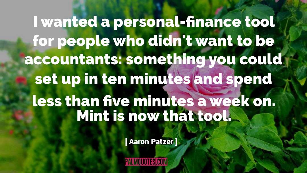 Accountants quotes by Aaron Patzer