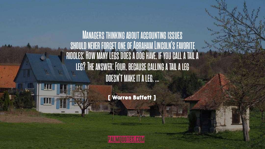 Accounting quotes by Warren Buffett