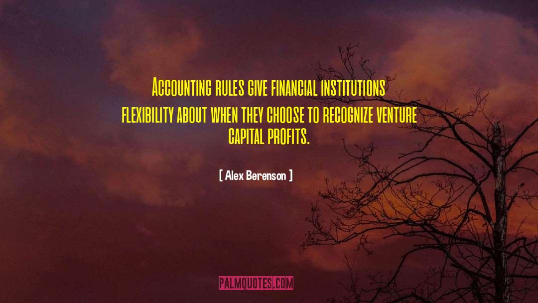 Accounting quotes by Alex Berenson