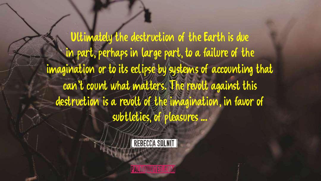 Accounting quotes by Rebecca Solnit