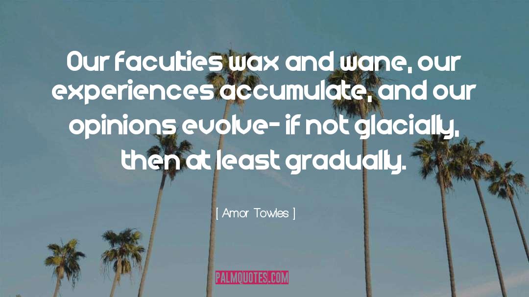 Accumulate quotes by Amor Towles