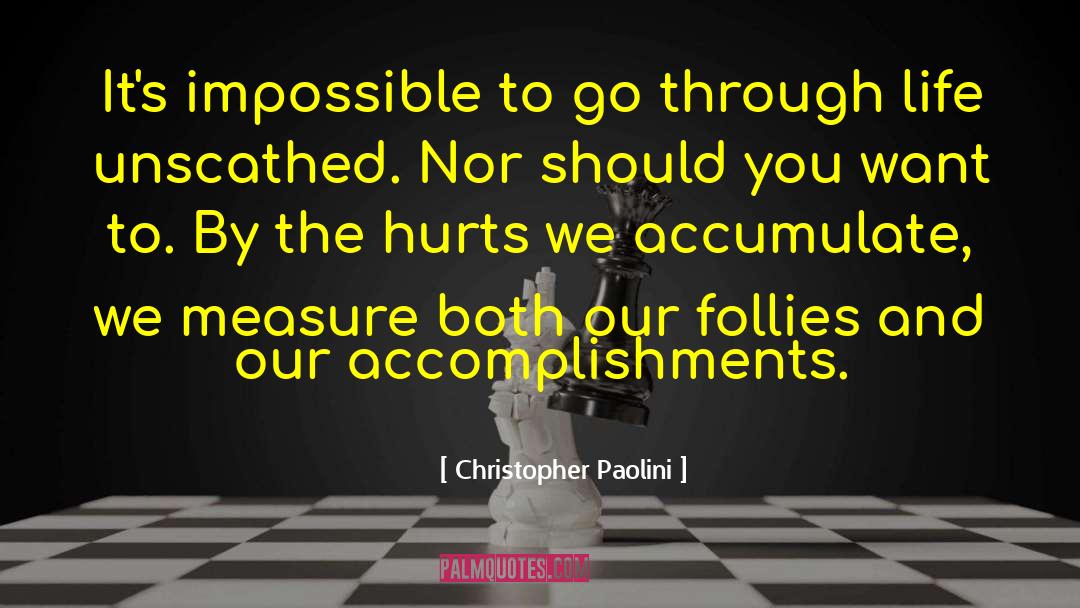 Accumulate quotes by Christopher Paolini