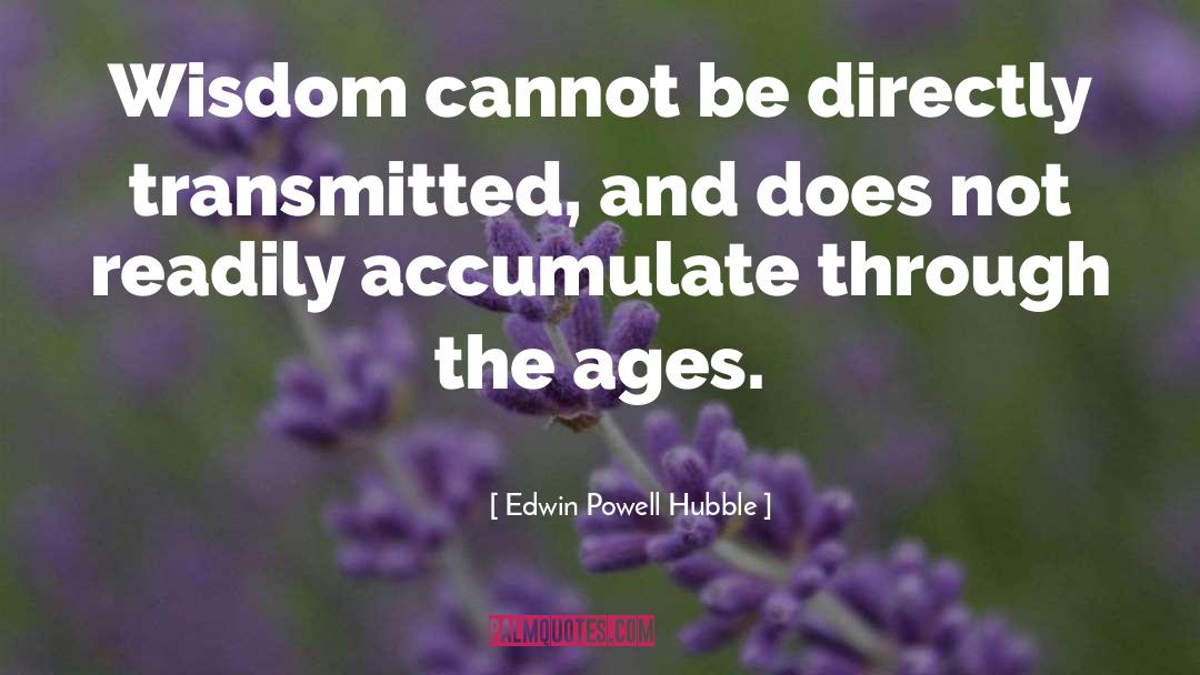 Accumulate quotes by Edwin Powell Hubble