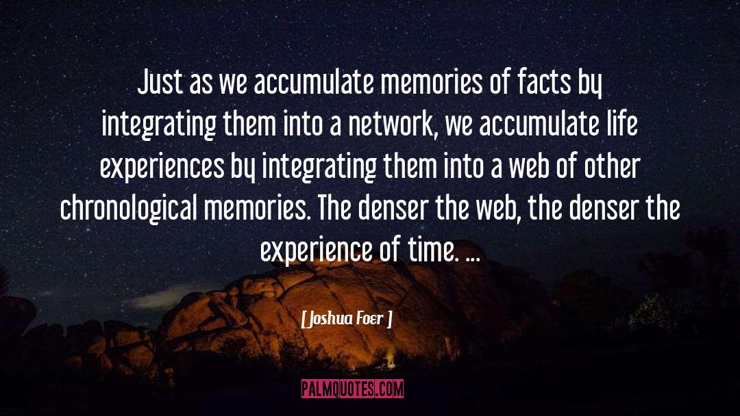 Accumulate quotes by Joshua Foer