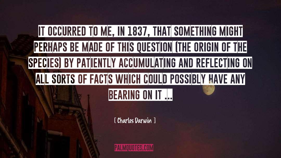 Accumulating quotes by Charles Darwin