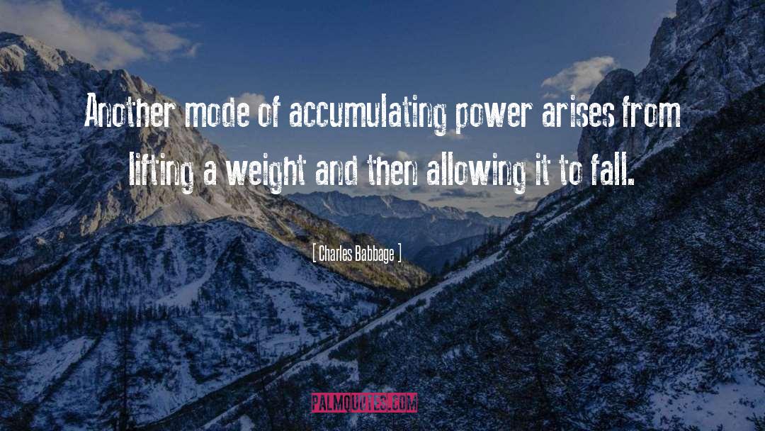 Accumulating quotes by Charles Babbage