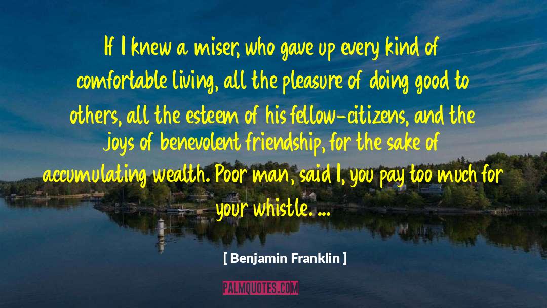 Accumulating quotes by Benjamin Franklin