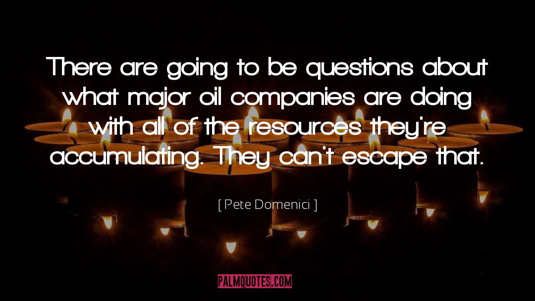 Accumulating quotes by Pete Domenici