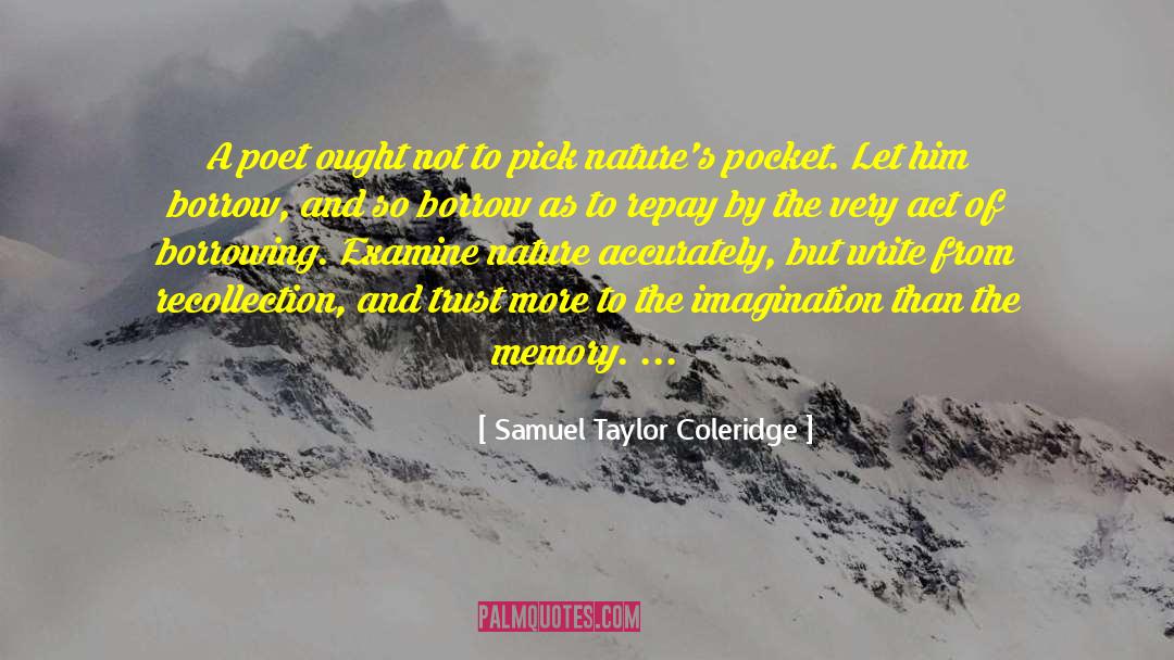 Accurately quotes by Samuel Taylor Coleridge