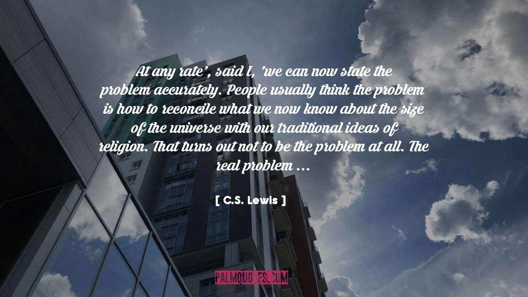 Accurately quotes by C.S. Lewis